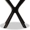 Baxton Studio Kenji Dark Brown Finished 35-Inch-Wide Round Wood Dining Table 168-10892 - alternate 4